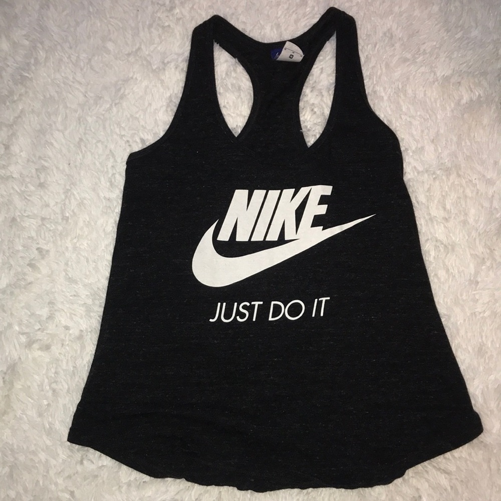 Nike heather grey tank